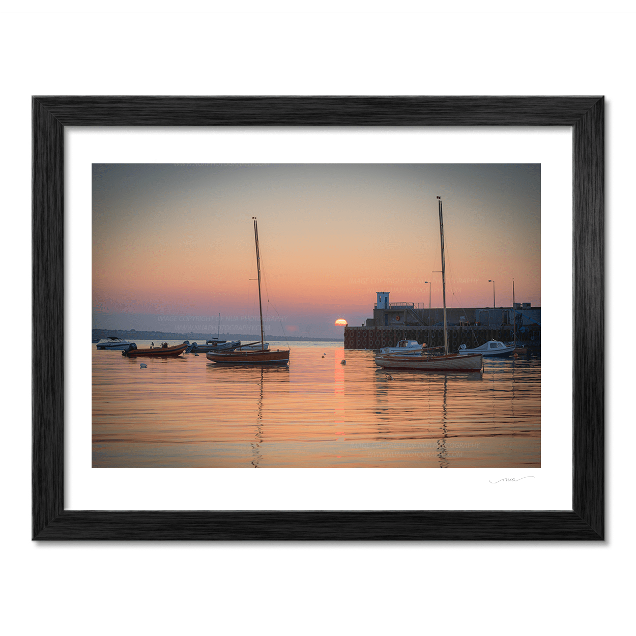 Nua Photography Print Setting Sun Skerries