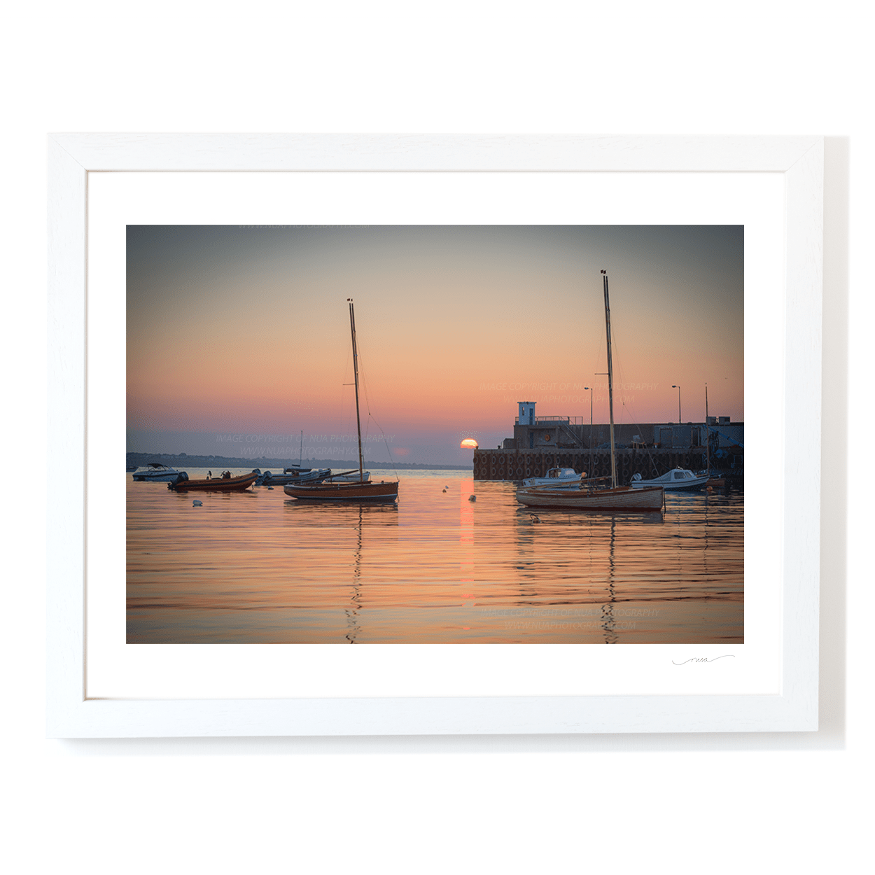 Nua Photography Print Setting Sun Skerries